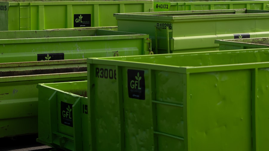 Photo waste management stock