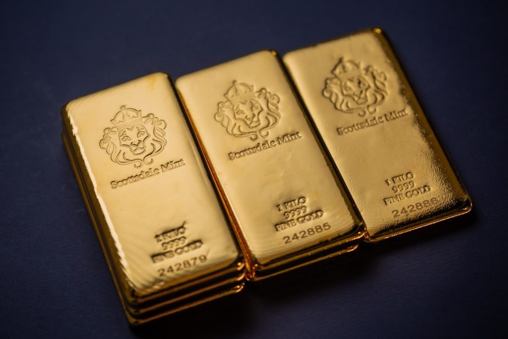 Photo gold bullion